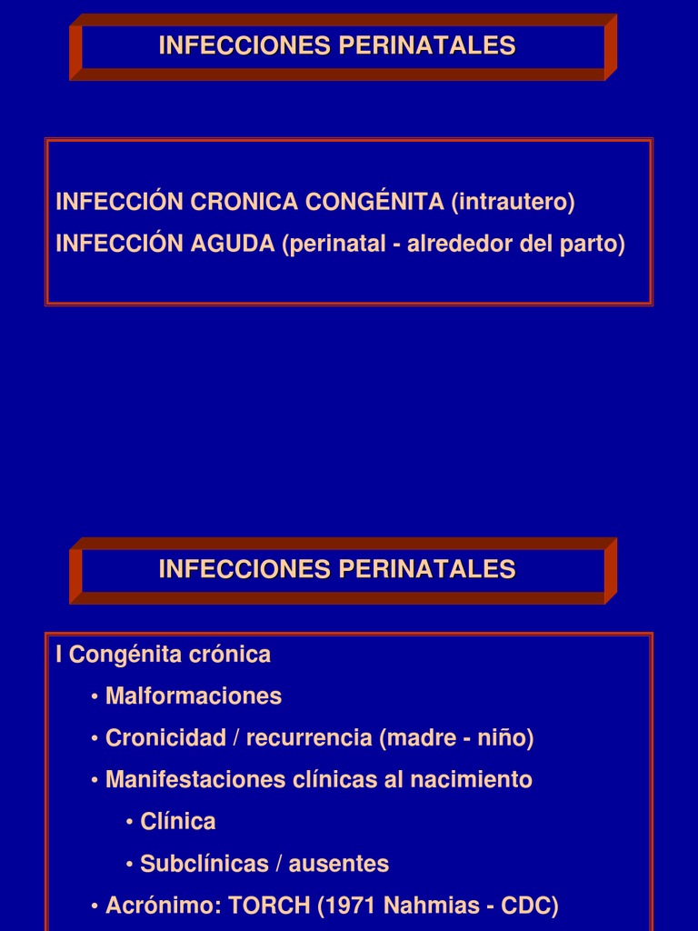 infecciones perinatales torch